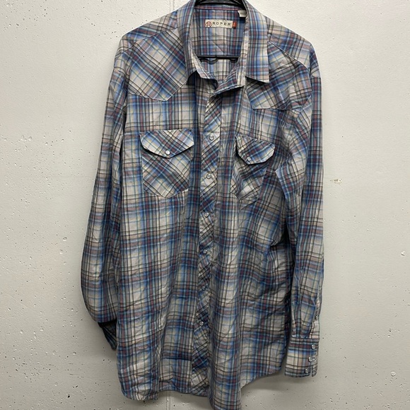 Roper Other - Roper Pearl Snap 2XL Men’s button down